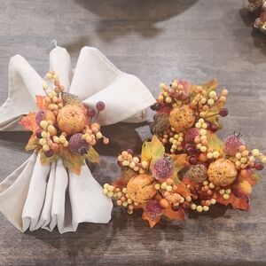 Autumn Harvest Napkin Rings